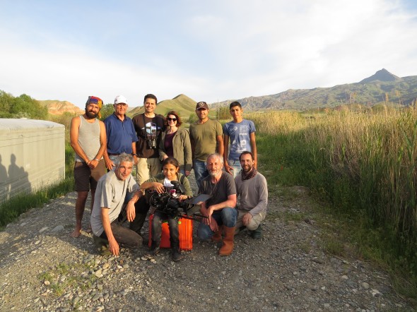Cagan with his team and the SongbirdSOS crew.